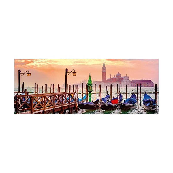 Ravensburger - Puzzle Adulte - Puzzle 1000 p - Gondoles à Venise Panorama - 15082