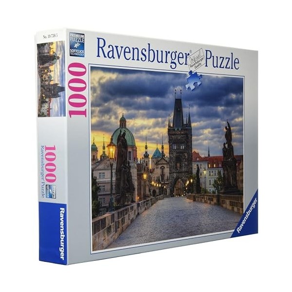 Ravensburger- Photos et paysages Walk Across The Charles Bridge Puzzle, 19738, Multicolore, 1000 Pezzi