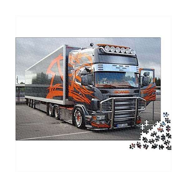 1000 Pièces Puzzles pour Adultes Grand Camion Voiture | A619 Puzzle Jouets Cadeau Éducatif Intellectuel Décompression Amusant