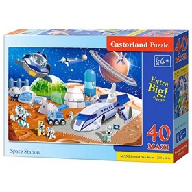 Castorland B-040230 Premium Space Station Maxi Puzzle 40 pièces Multicolore