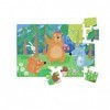 Dodo D300346 Educational Mini Teddy and His Friends Puzzle 35 Pieces, Various