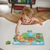 BYBAGS Puzzles de Dinosaures | Jouets dapprentissage préscolaire | Adorables Puzzles de Dinosaures durables et vibrants avec