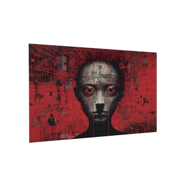 Puzzle de 300 pièces pour adultes Fear Challenging Game Puzzle en bois Décoration familiale Parfait pour les cadeaux amusants