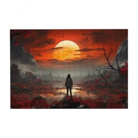 Puzzle de 300 pièces pour adultes Coucher de soleil Jeu difficile Puzzle en bois Décoration familiale Parfait pour les cadeau