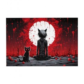 Puzzle de 300 pièces pour adultes - Chat noir - Puzzle en bois - Décoration familiale - Parfait pour les cadeaux amusants et 