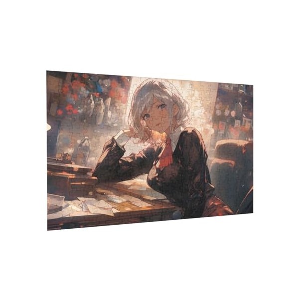 Puzzle de 300 pièces pour adultes, uniforme scolaire, fille, jeu stimulant, puzzle en bois, décoration familiale, parfait pou