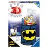 Ravensburger - Puzzle 3D Pot à Crayons - Batman - A partir de 6 ans - 54 pièces numérotées à assembler sans colle - Accessoir