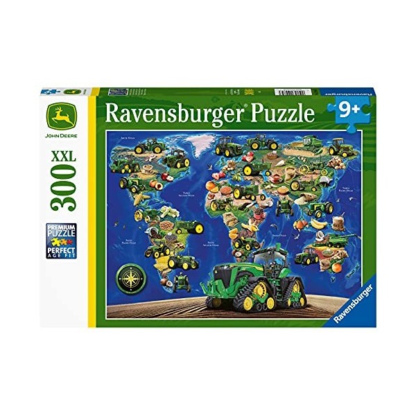 Ravensburger - Puzzle Enfant - Puzzle 300 p XXL - Le monde John Deere - Dès 9 ans - 12984