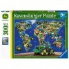 Ravensburger - Puzzle Enfant - Puzzle 300 p XXL - Le monde John Deere - Dès 9 ans - 12984