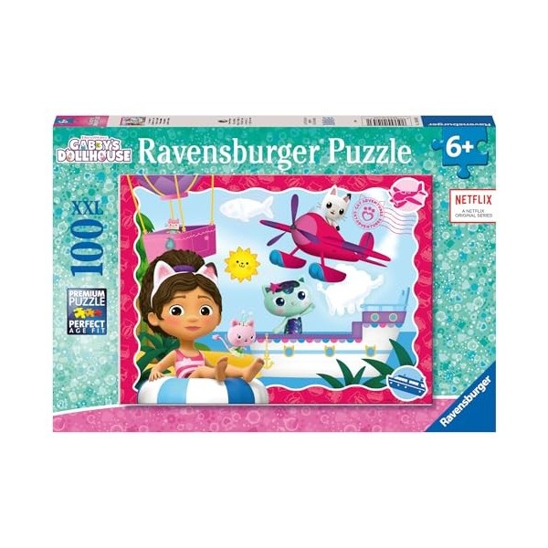 Ravensburger- Gabbys Dollhouse Puzzle Enfant, 12001053