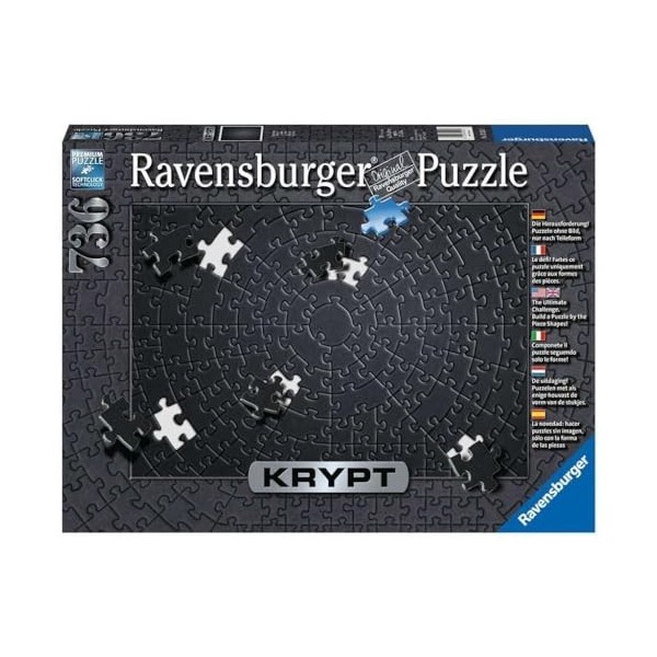 Ravensburger - Puzzle adulte - Krypt puzzle 654 p Pink - 16564