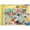 Ravensburger - Puzzle Adulte - Puzzle 500 p - Les visiteurs du jardin / Matt Sewell - 17137