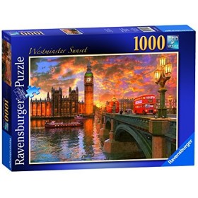 Ravensburger Puzzle Londres Westminster Sunset 1000 pièces pour Adultes et Enfants à partir de 12 Ans