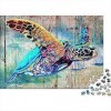 Puzzles pour Adultes 1000 Pièces Animal Tortue | Puzzle A17 pour Adultes et Adolescents Jeu de Puzzle Illustrations Puzzles C