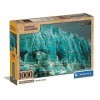 Clementoni National Geographic-Hubbard Glacier-1000 Pièces-Puzzle, Divertissement pour Adultes-Fabriqué en Italie, 39731