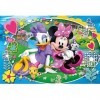 Clementoni - 23708 - Supercolor Puzzle - Minnie Happy Helpers - 104 Maxi Pièces - Disney