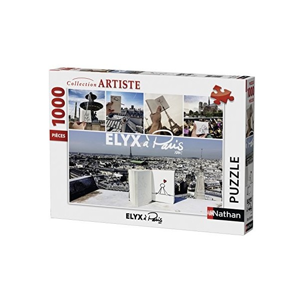 Nathan 87473 - Puzzle Adulte - ELYX à Paris - 1000 pièces