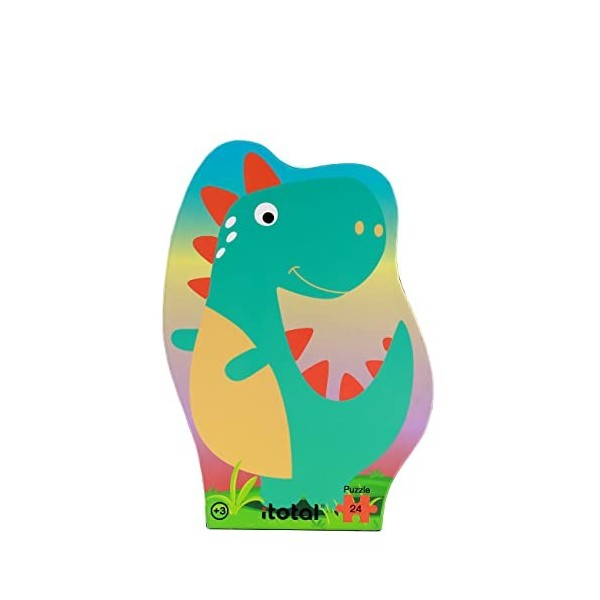 I-TOTAL ® - Puzzle Amusant pour Enfants avec Emballage moulé | Convient pour Les Enfants de 3 Ans | 24 pièces Fairy 