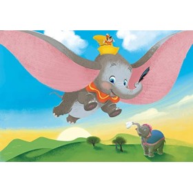 Clementoni Play For Future-Disney Dumbo-24 pièces maxi-puzzle enfant-matériaux 100% recyclés-fabriqué en Italie, 3 ans et plu