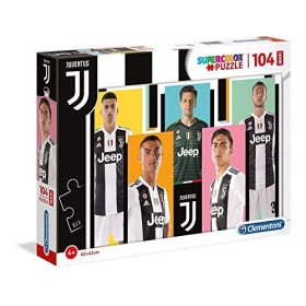 Clementoni Supercolor puzzle-juventus-104 pièces Maxi, Multicolore, 23725