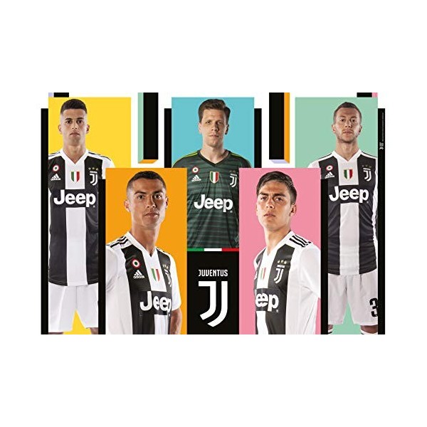 Clementoni Supercolor puzzle-juventus-104 pièces Maxi, Multicolore, 23725