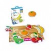 Miniland Flexi Form 6 Fruits Puzzles 18 Piece ,