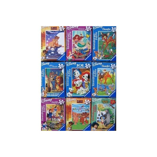 Ravensburger - Puzzle enfant - Mini-Puzzles Classiques Disney - 54 Pièces