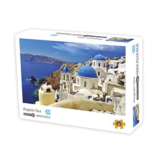 Deeabo 1000 Pièces Vues Vues Puzzles pour Adultes Puzzles en Carton Jeux Éducatifs Jouet de Décompression Éducatif Cadeau Cré