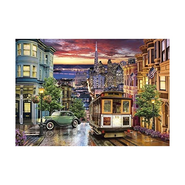 Clementoni Collection San Francisco-1000 Pièces-Puzzle, Divertissement pour Adultes-Fabriqué en Italie, 39776