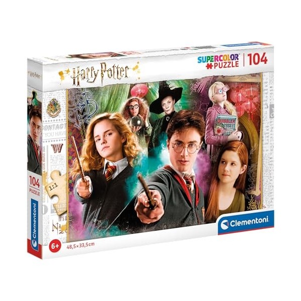 Clementoni Harry Potter Potter-104 pièces-Puzzle Enfant-fabriqué en Italie, 6 Ans et Plus, 25712, No Color