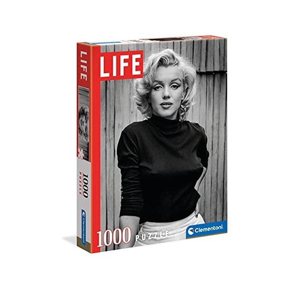 Clementoni Life Magazine 1000 pièces, Vintage, Noir et Blanc, Photographies emblématiques-fabriqué en Italie, Puzzle Adulte, 