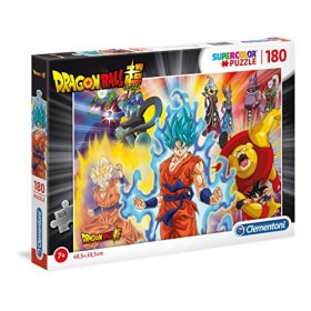 Clementoni- Supercolor Puzzle-Dragon Ball Super-180 pièces- 29761, Multicolore, Taille unique