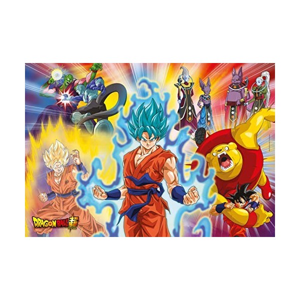 Clementoni- Supercolor Puzzle-Dragon Ball Super-180 pièces- 29761, Multicolore, Taille unique
