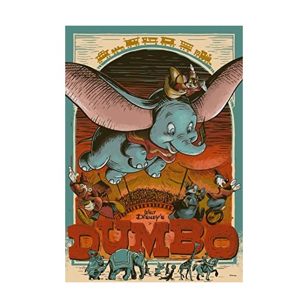 Ravensburger - Puzzle Adulte et Enfant - Puzzle 300 pièces Collector 100 ans Disney - Dès 8 ans - Dumbo - Puzzle de qualité p