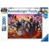 Ravensburger - Puzzle Enfant - Puzzle 200 p XXL - La confrontation / Star Wars The Mandalorian - Dès 8 ans -13278