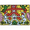 Clementoni- Novo Art Series Keith Haring-1000 Pièces-Puzzle, Divertissement pour Adultes-Fabriqué en Italie, 39757