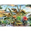 Educa - Puzzle de 500 pièces pour Enfants et Adultes | Dinosaures. Mesure: 48 x 34 cm. Comprend Fix Puzzle Tail pour laccroc