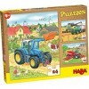 HABA- Traktor Puzzles Tracteur et CIE, 300444