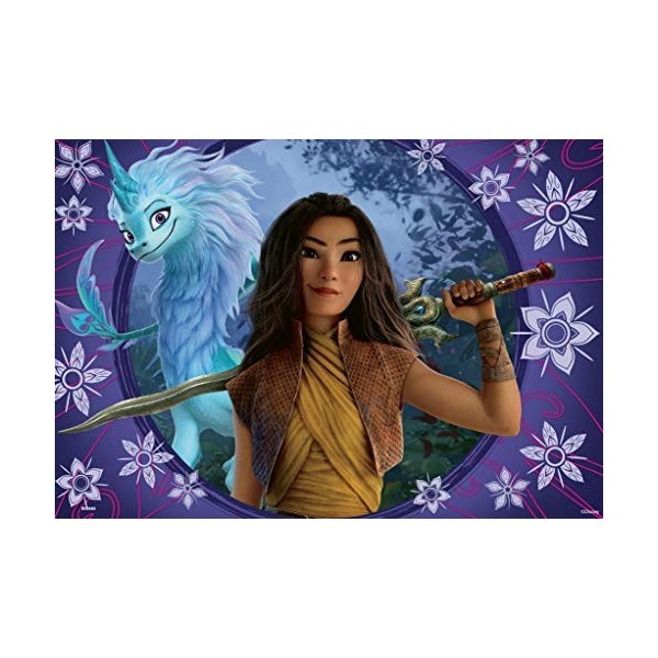 Ravensburger - Puzzle Enfant - Puzzles 2x24 p - Sisu, le dernier dragon - Disney Raya et le dernier dragon - Dès 4 ans - 0509