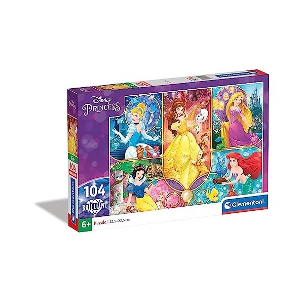 Clementoni - 20140 - Puzzle - Brilliant Princess - 104 Pièces