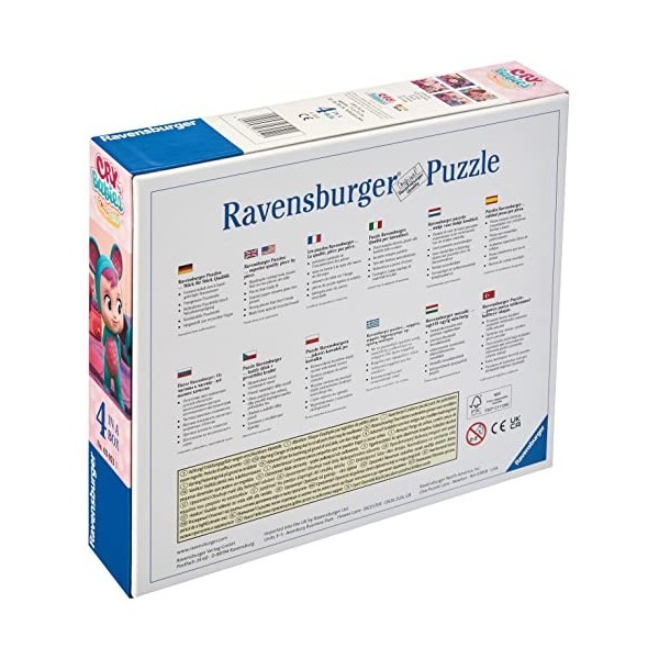 Ravensburger- Cry Babies Puzzle 4 dans Une boîte, 12-16-20-24 pièces, pour Enfants de 3 Ans et Plus, 3052, Multicolore