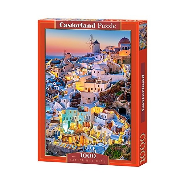 Castorland - C-103522-2 - Puzzle - Sontorini dans Le Twilight - 1000 Pièces