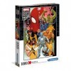 Clementoni- Puzzle 80 Years 1000pz Marvel Other, 39534, Multicolore, One Size