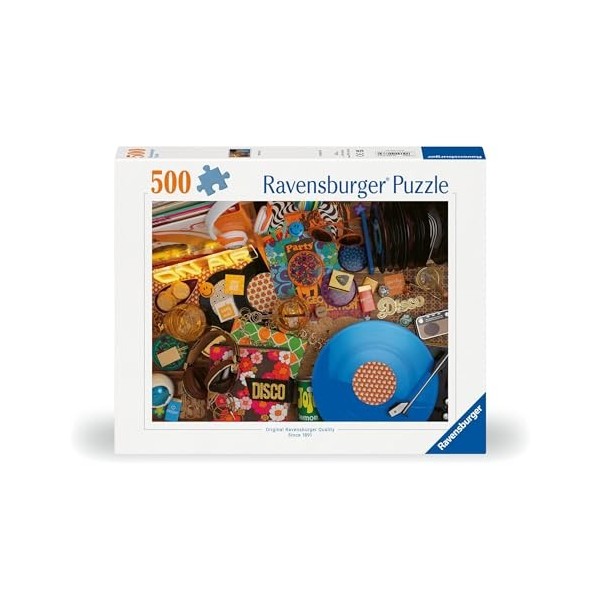 Ravensburger 12000773-Bonjour Vinyle-Puzzle de 500 pièces pour Adultes à partir de 12 Ans, 12000773