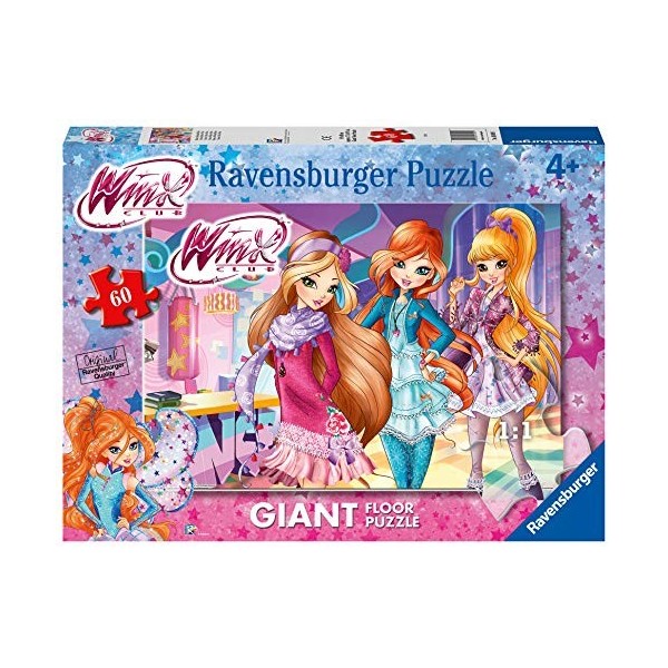 Ravensburger- Winx Puzzle pour Enfants 60 pièces, 3049, Multicolore, 70 x 50 cm