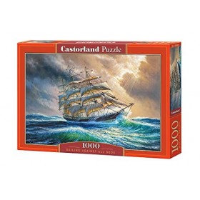 Castorland Puzzle 1000 pièces : Naviguer Contre Toute Attente, C-104529-2, coloré