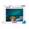 Ravensburger Scandinavian Places-12000845-Aurores boréales à Tromsø, Norvège-Puzzle de 500 pièces pour Adultes et Enfants à p