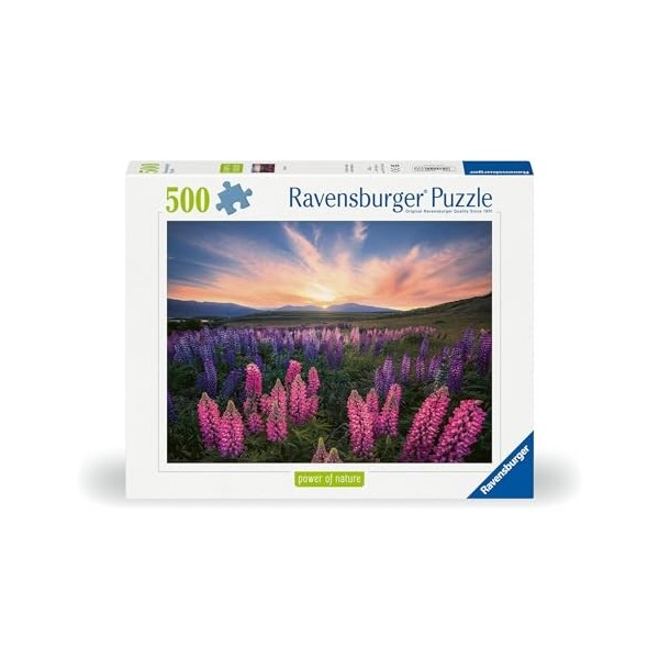 Ravensburger Nature Edition 12000688 Puzzle Lupins 500 pièces pour Adultes et Enfants à partir de 12 Ans