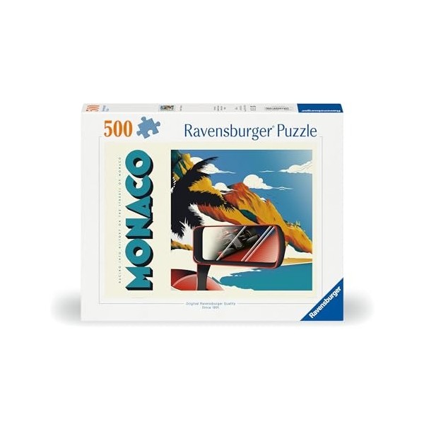 Ravensburger Monaco 12000774 Puzzle Grand Prix 500 pièces pour Adultes à partir de 12 Ans