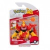 Pokèmon Magmortier – Figurine de Combat Magmortar de 11,4 cm avec Canon à Boule de feu, PKW0169, Multicolore